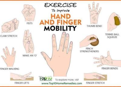 10 ورزش برای افزایش تحرک دست و انگشتان 10 ورزش برای افزایش تحرک دست و انگشتان
